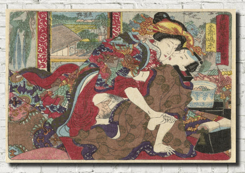 utagawa-kunisada-japanese-shunga-art-print-kyoto-the-erotic-road-to-the-capital