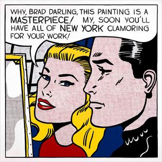Masterpiece is a 1962 pop art painting by Roy Lichtenstein