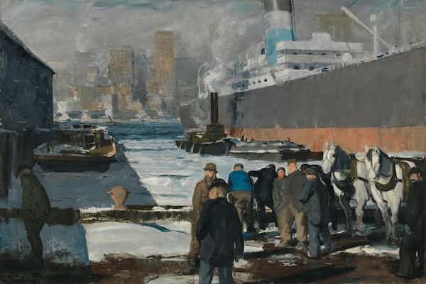 Men of the Docks, George Bellows