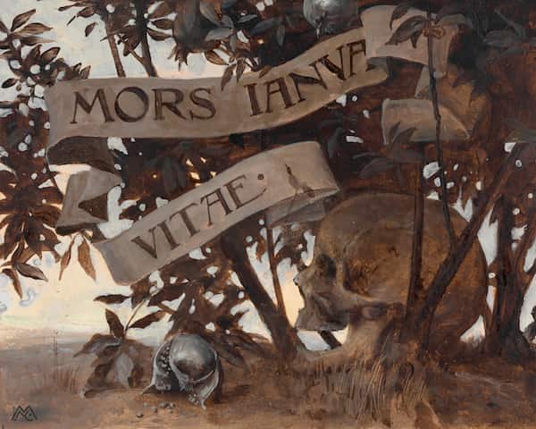 Mors Janua Vitae (Death is the gate to life) (1895), Koloman Maser