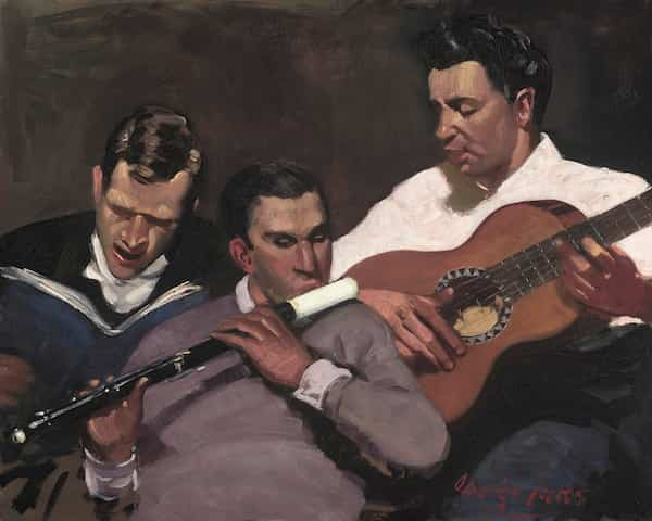 Three Top Sergeants, George Luks