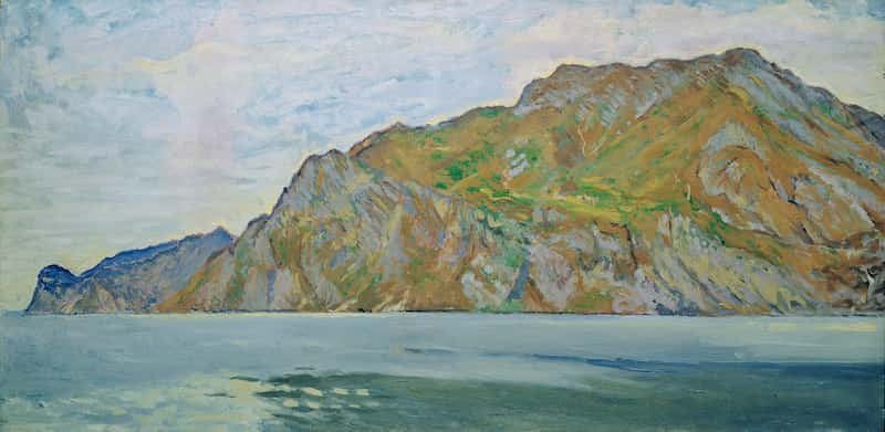 View from Torbole of the western shore of Lake Garda, Koloman Moser