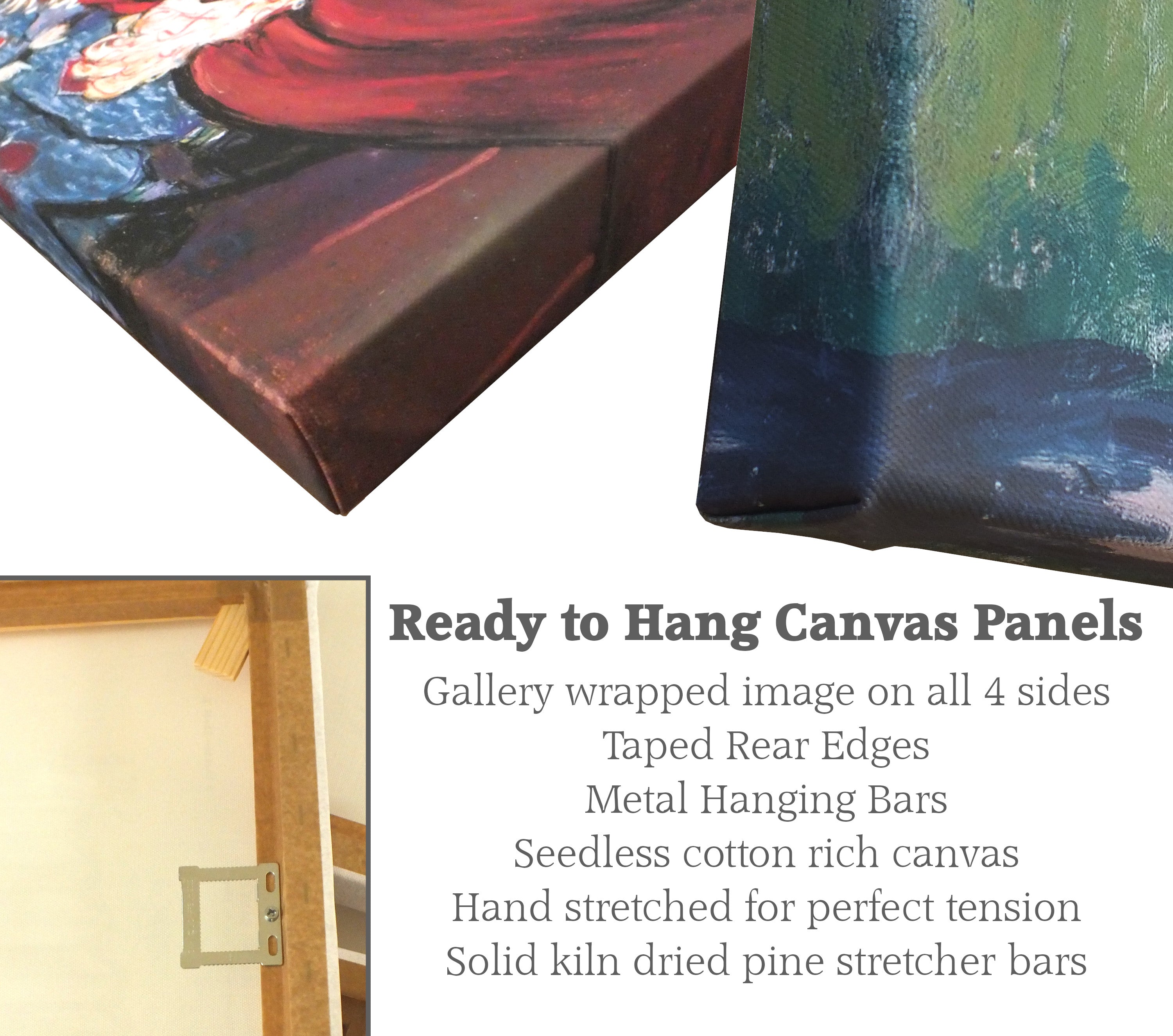 Stretched canvas panels