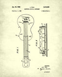 les-paul-guitar-patent-print-musical-instrument-blueprint-music-poster