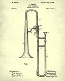slide-trombone-patent-print-orchestra-musical-instrument-poster