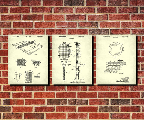 tennis-patent-prints-set-3-sport-blueprint-posters