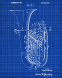 tuba-patent-print-orchestra-musical-instrument-wall-art-poster