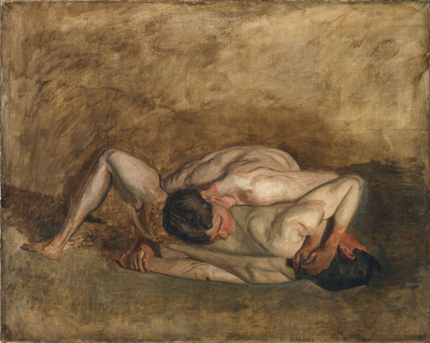 G-319. Unfinished version of Wrestlers (1899)