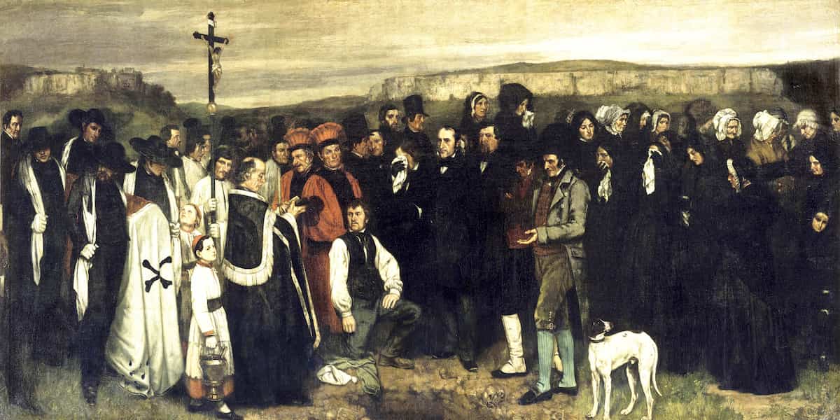 A Burial at Ornans, Gustave Courbet