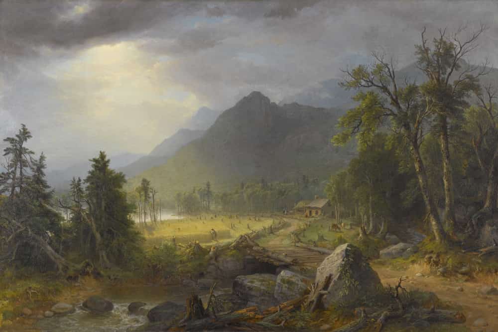 The First Harvest in the Wilderness, Asher Brown Durand (1855)