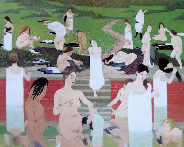 Bathers on a Summer Evening, Félix Vallotton (1893)