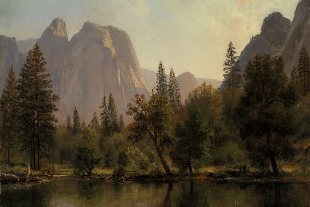 Cathedral Rocks, Yosemite Valley, Albert Bierstadt