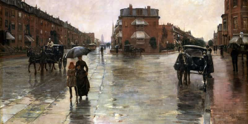 Rainy Day, Boston, Childe Hassam