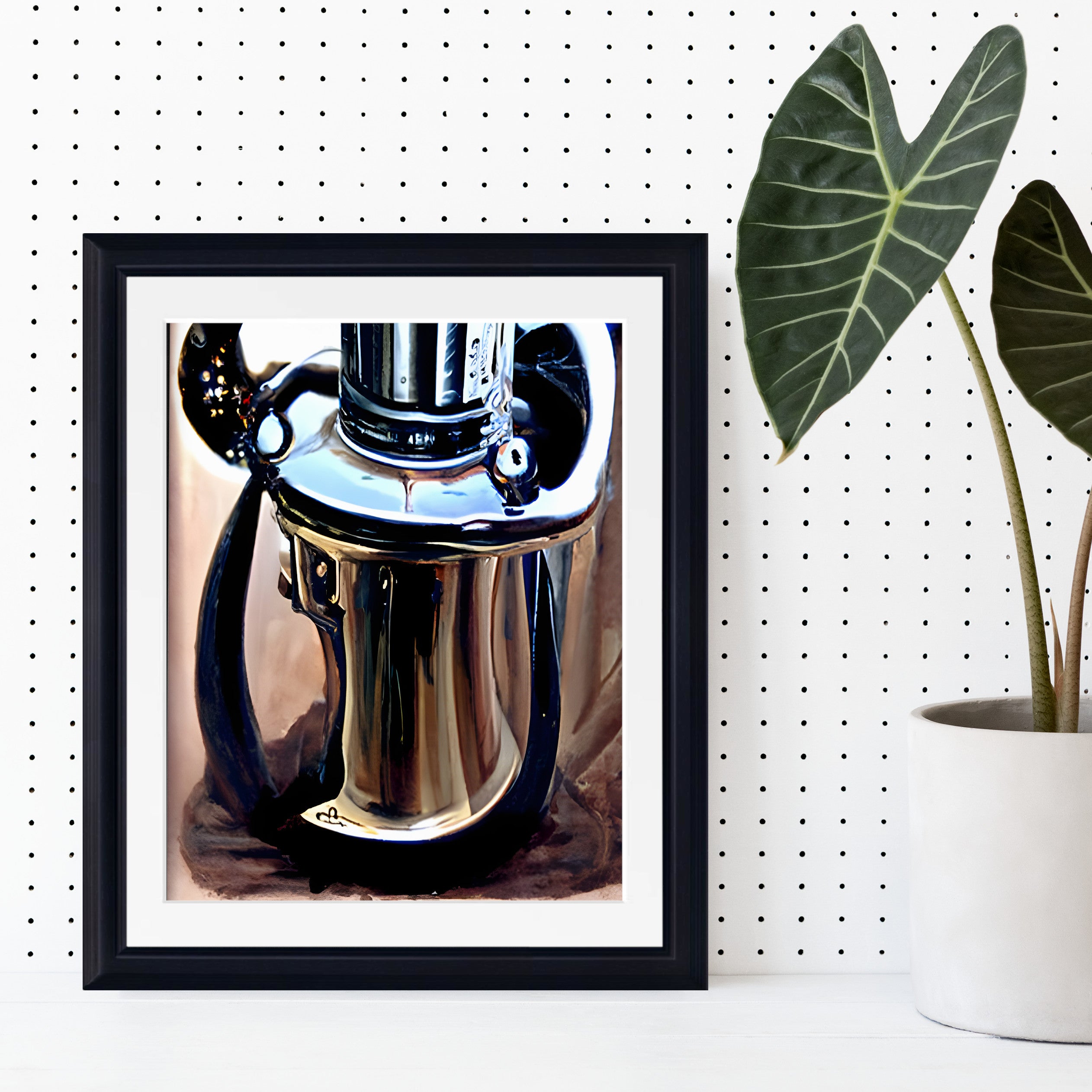 Coffee Percolator, framed abstract print
