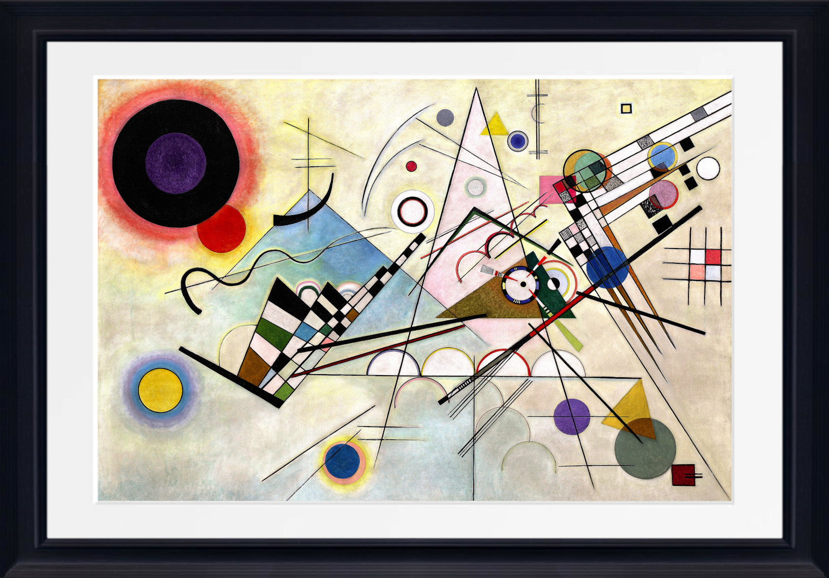 Composition VIII, Kandinsky Abstract print