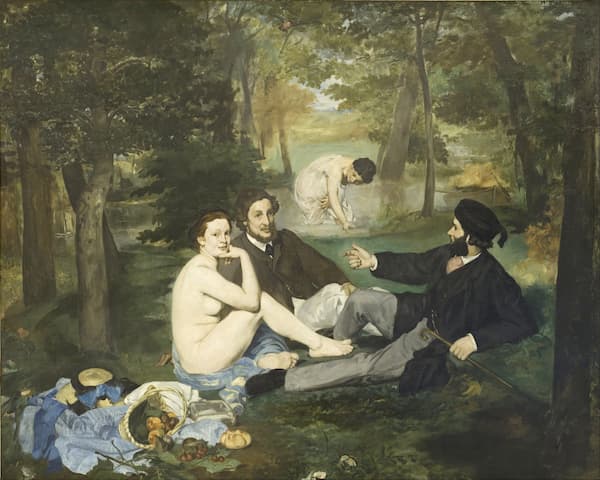 Le Déjeuner sur l'herbe, Édouard Manet (1863),