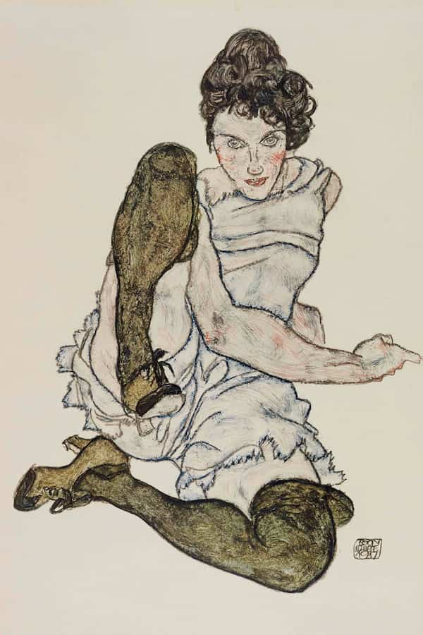 Female Portrait, Egon Schiele