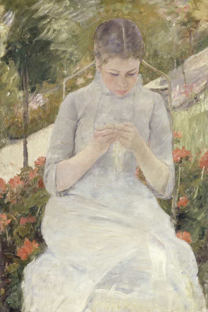 Girl in the Garden, Mary Cassatt