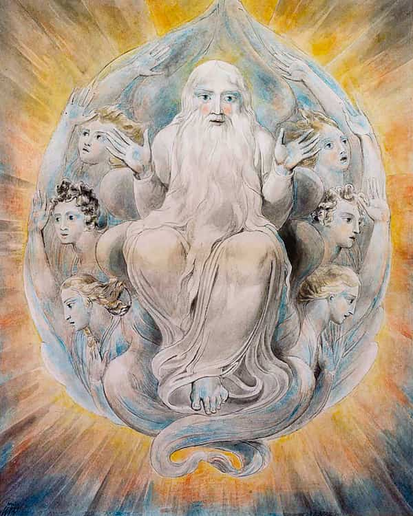 God Blessing the 7th day, William Blake