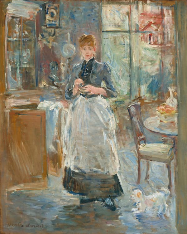 In the Dining Room, Berthe Morisot