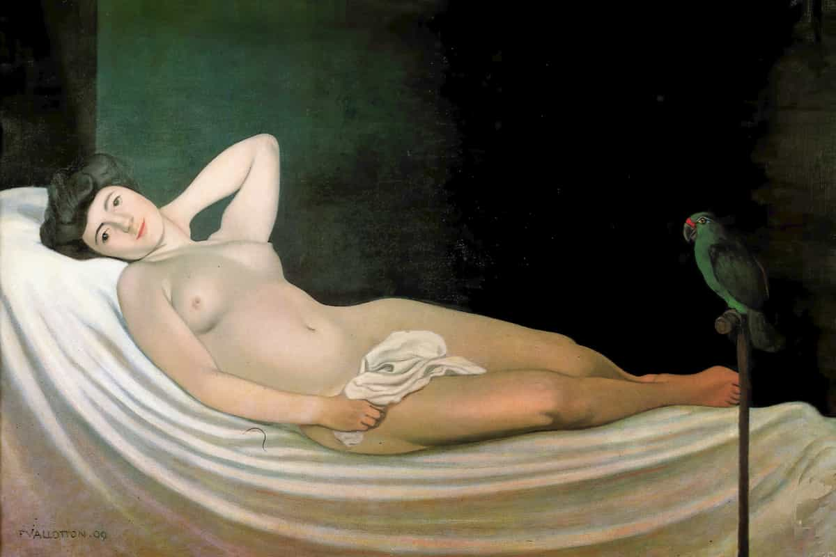 La femme au perroquet, Félix Vallotton (1909)