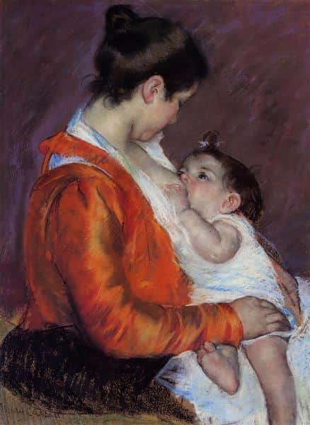 Louise Nursing her Child, Mary Cassatt