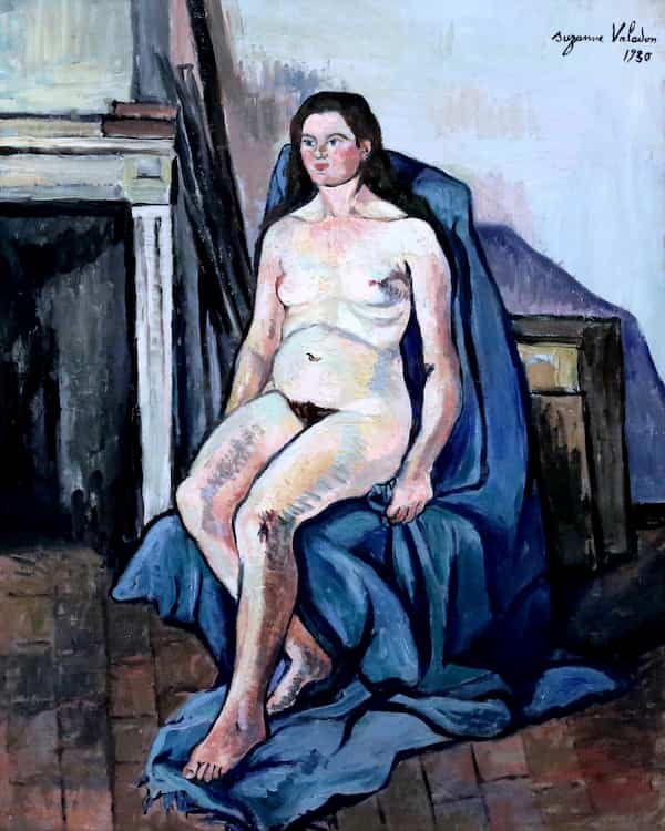 Nude in a Blue Shawl, Suzanne Valadon