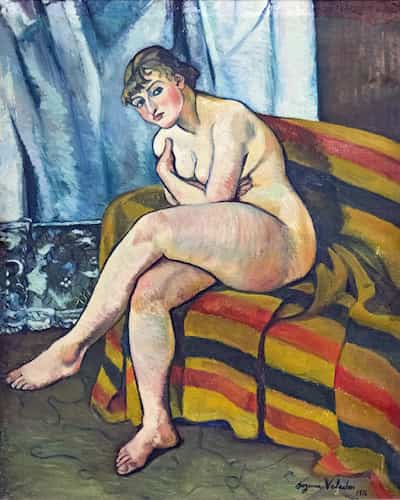 Nude Sitting on a Sofa, Suzanne Valadon
