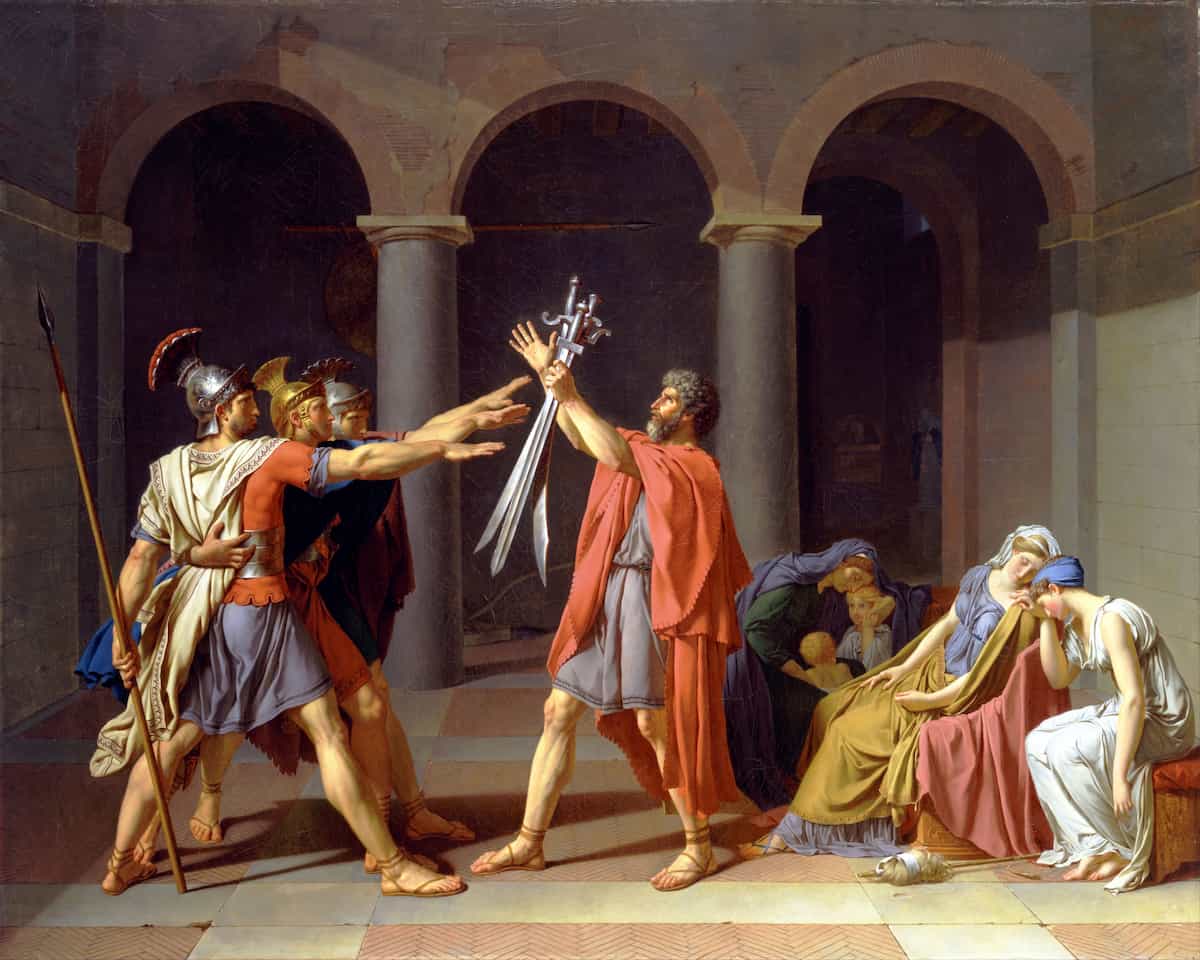 Oath of the Horatii, Jacques-Louis David