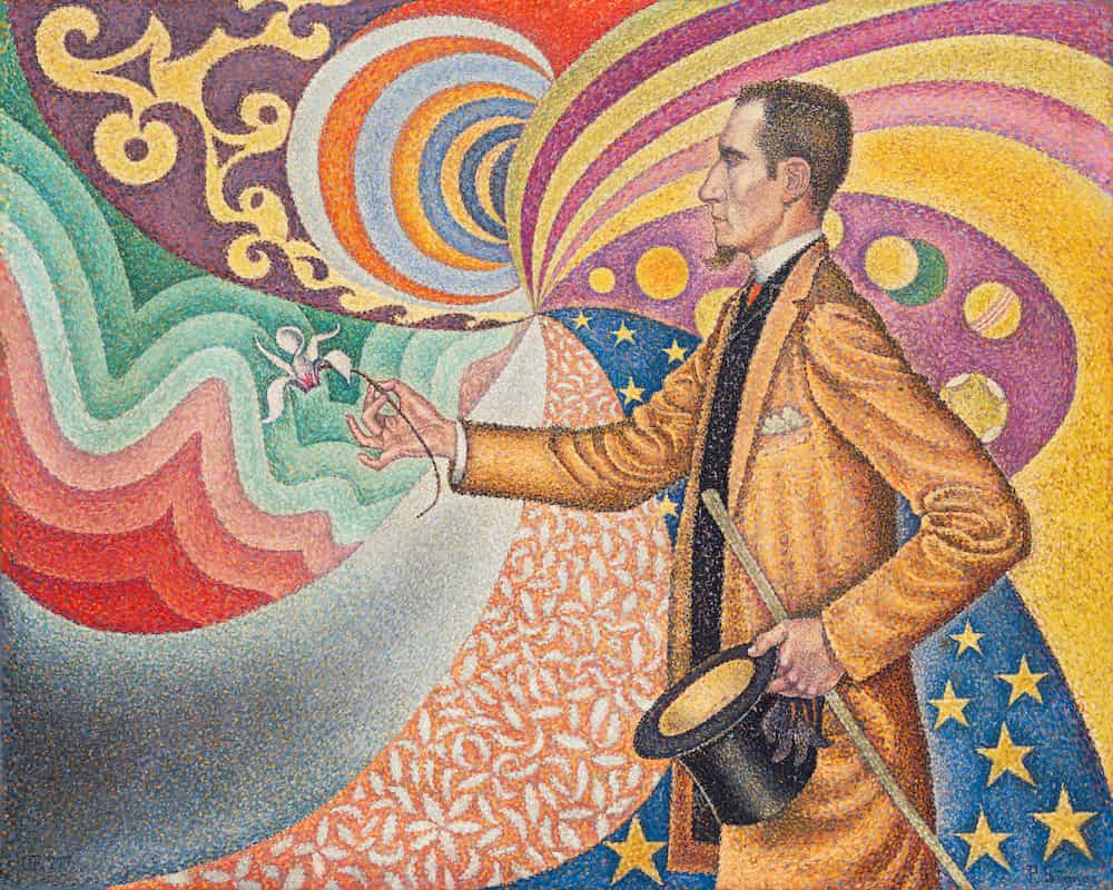 Paul Signac, Portrait of Félix Fénéon (1890)