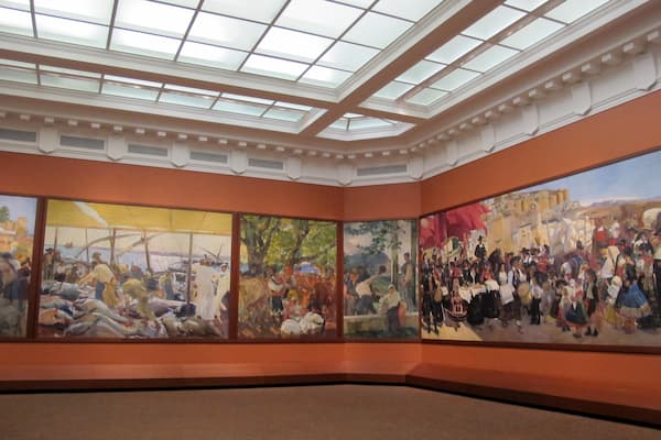 Joaquín Sorolla paintings in the Hispanic Society of America