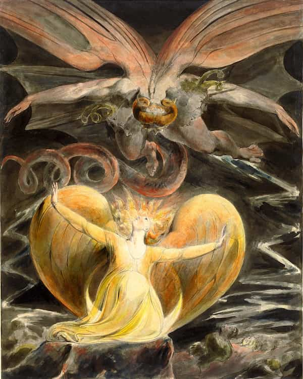 The Great Red Dragon and Woman Clothed in the Sun, William Blake