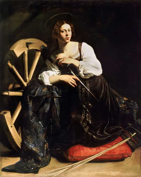 Saint Catherine, Caravaggio