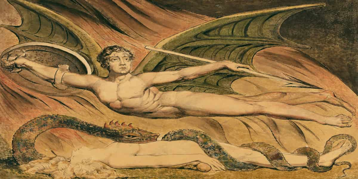 Satan Exulting over Eve, William Blake