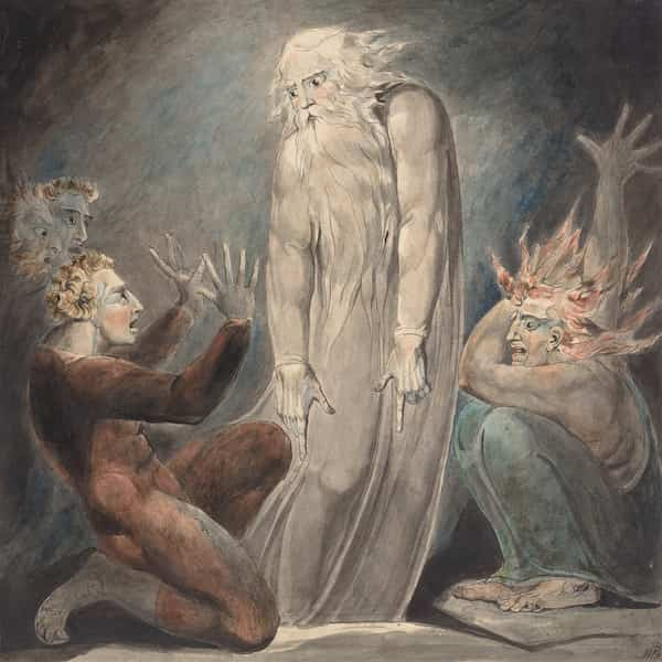 The Ghost of Samuel Appearing to Saul, William Blake