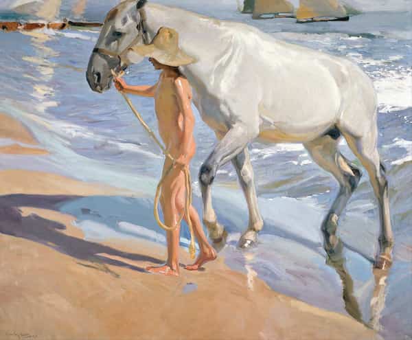 The Horse’s Bath, Joaquín Sorolla