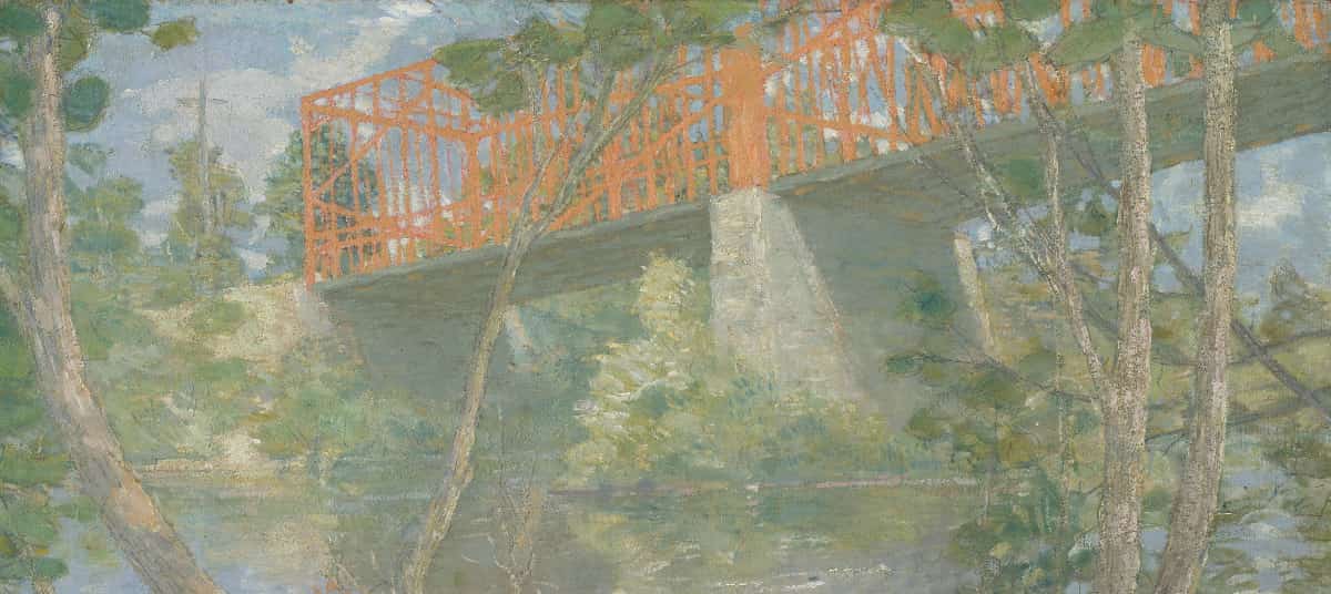 The Red Bridge, Julian Alden Weir