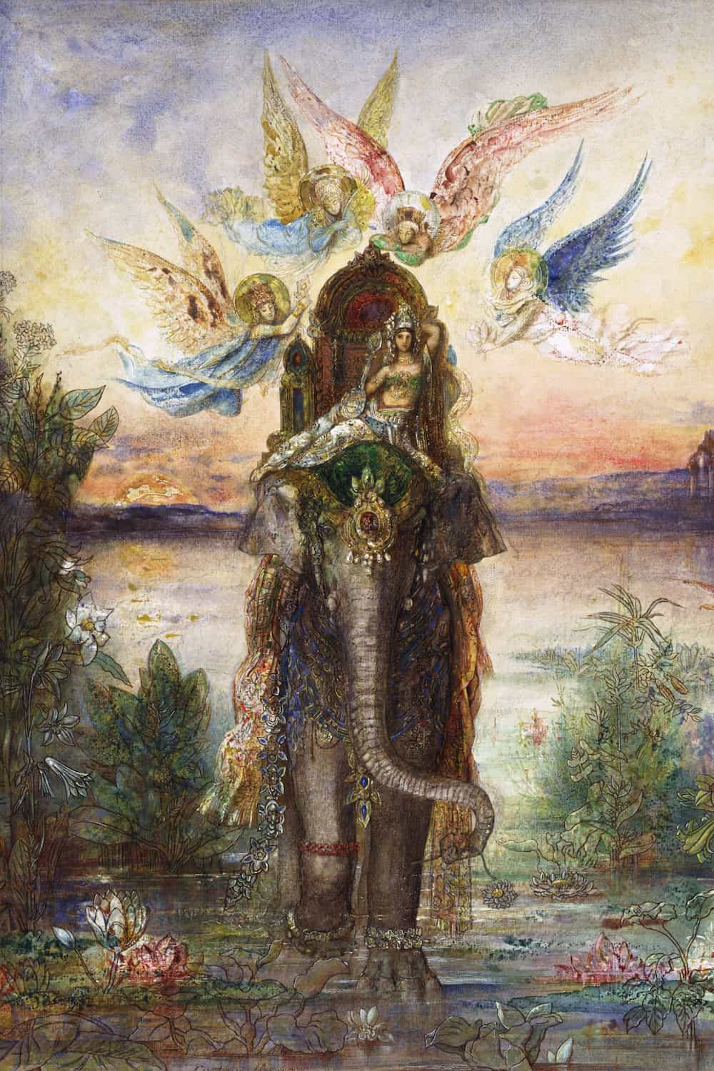 The Sacred Elephant, Gustave Moreau