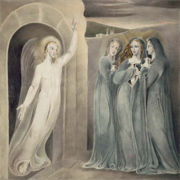 The Three Maries at the Sepulchre, William Blake