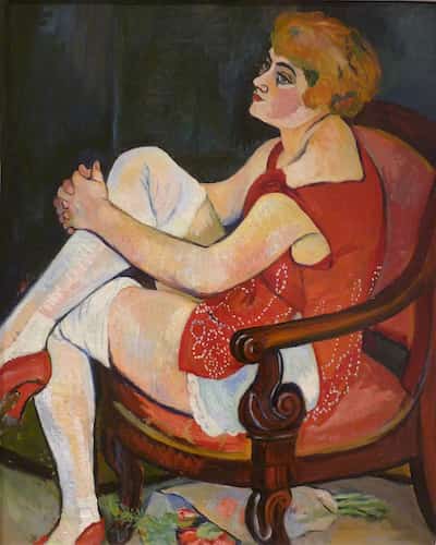 The Woman in White Stockings