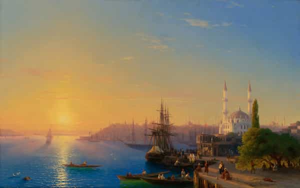 View of Constantinople and the Bosphorus, Ivan Aivazovsky