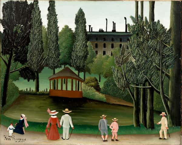 View of Montsouris Park, the Kiosk, Henri Rousseau