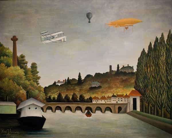 View of the Bridge in Sevres and the Hills of Clamart, Henri Rousseau