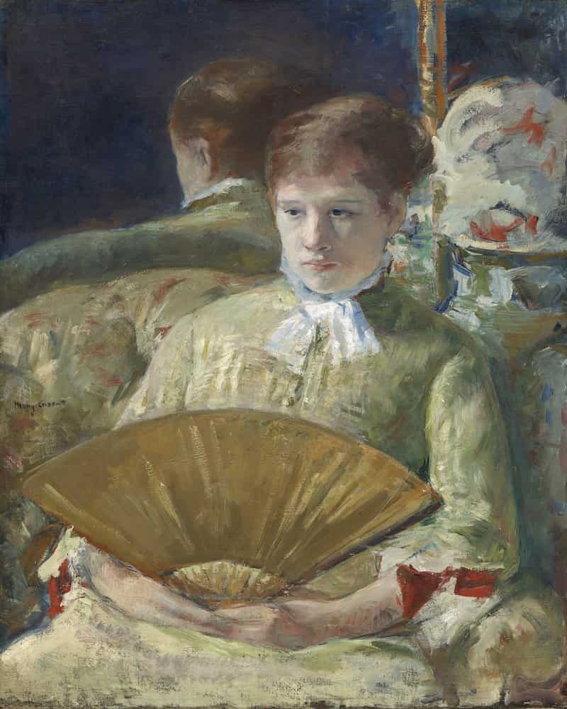 Woman with a Fan, Mary Cassatt