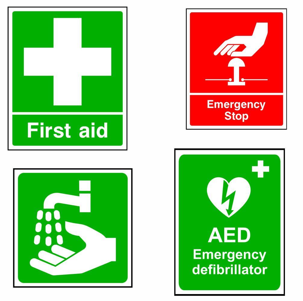 Shop First Aid Safety Signs at SK Signs & Labels Ltd