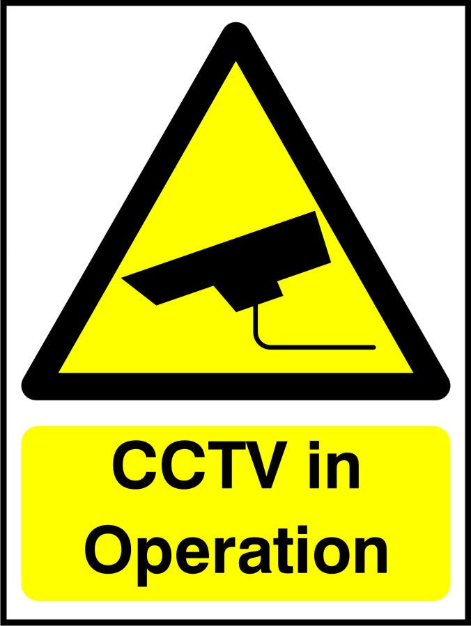 CCTV in Operation sign | SK Signs & Labels | SK Signs & Labels Ltd