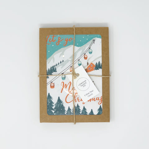 Christmas Ski-ing cards