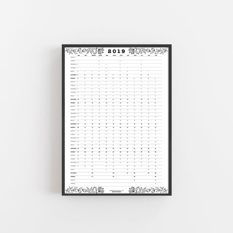 Lomond Paper Co. - Wall Planners 2019