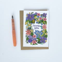 Lomond Paper Co. Thank You Flowers Greeting card