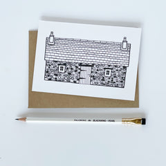 Lomond Paper Co. - Scottish Bothy Monochrome Greeting card